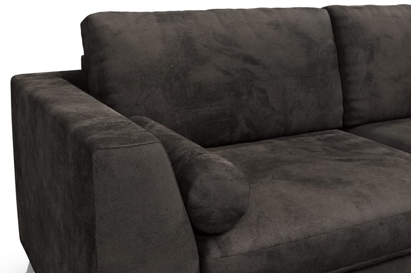 Ocean Lyx 3-sits Soffa - Mörkgrå/Sammet - Möbler - Soffa - 2 sits soffa