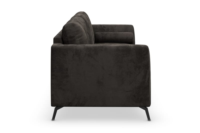 Ocean Lyx 3-sits Soffa - Mörkgrå/Sammet - Möbler - Soffa - Sammetssoffa