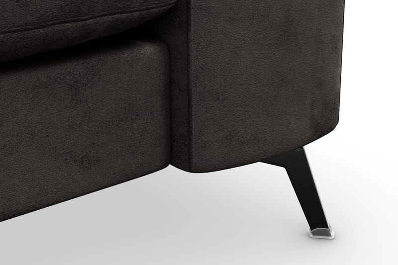 Ocean Lyx 3-sits Soffa - Mörkgrå/Sammet - Möbler - Soffa - 2 sits soffa