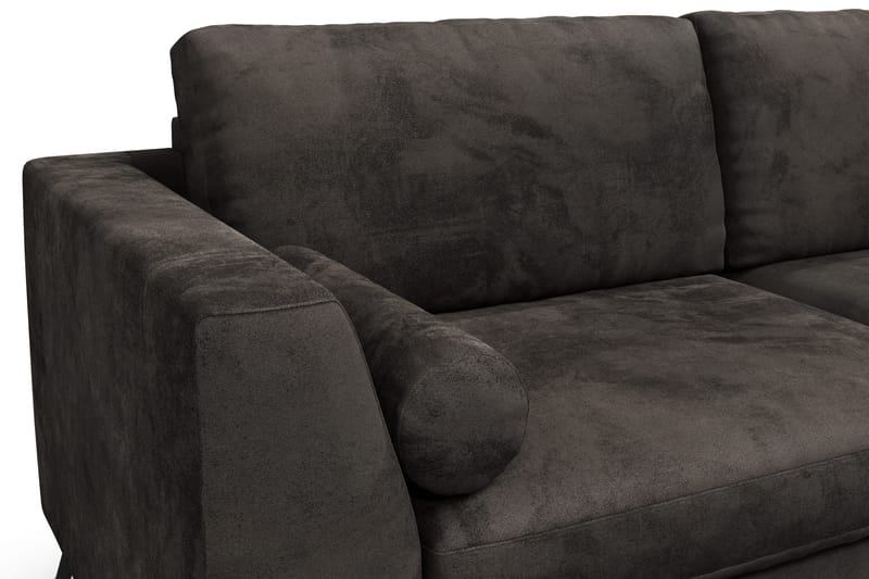 Ocean Lyx 3-sits Soffa - Mörkgrå/Sammet - Möbler - Soffa - 2 sits soffa