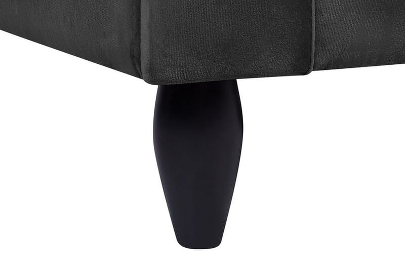 Paretti Soffa Sammet - Svart - Möbler - Soffa - Sammetssoffa