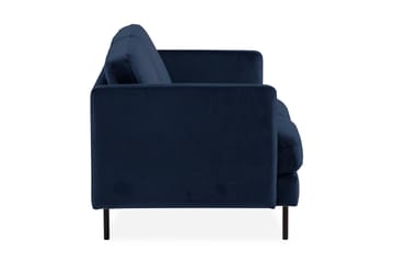 Teodin Sammetssoffa 2-sits - Blå - Möbler - Soffa - Sammetssoffa