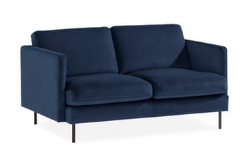 Teodin Sammetssoffa 2-sits - Blå - Möbler - Soffa - Sammetssoffa