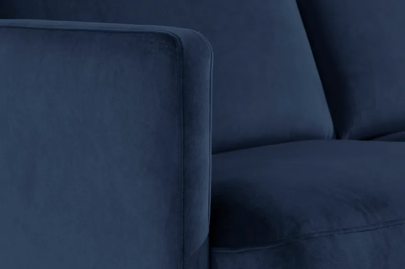 Teodin Sammetssoffa 2-sits - Blå - Möbler - Soffa - Sammetssoffa