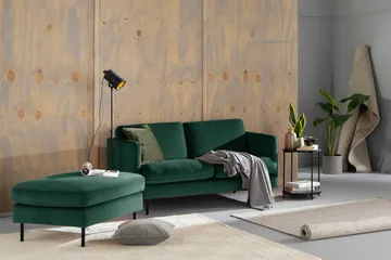 Teodin Sammetssoffa 2-sits - Grön - Möbler - Soffa - 2 sits soffa
