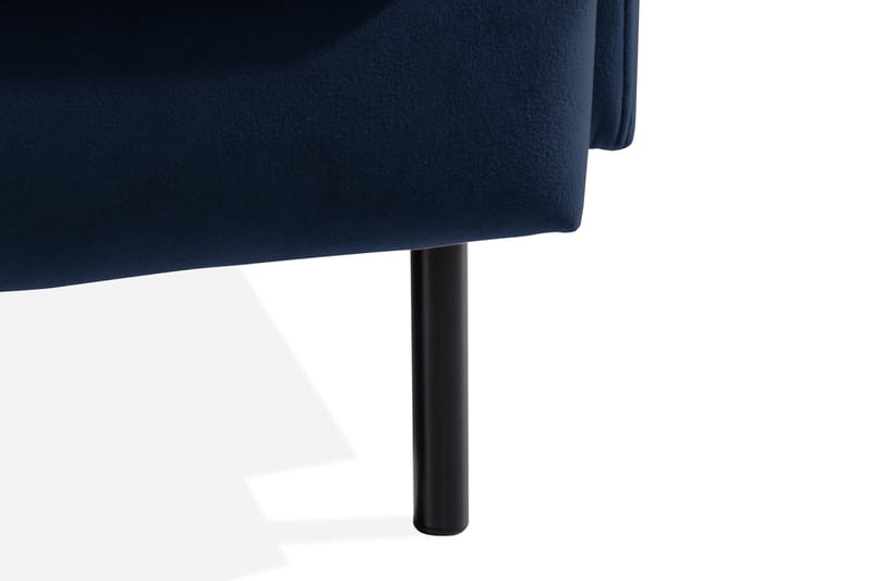 Teodin Sammetssoffa 3-sits - Blå - Möbler - Soffa - Sammetssoffa