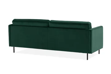 Teodin Sammetssoffa 3-sits - Grön - Möbler - Soffa - Sammetssoffa