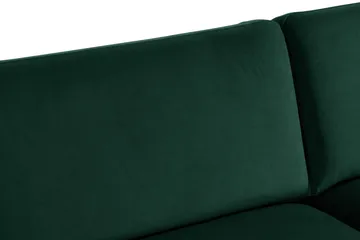 Teodin Sammetssoffa 3-sits - Grön - Möbler - Soffa - Sammetssoffa