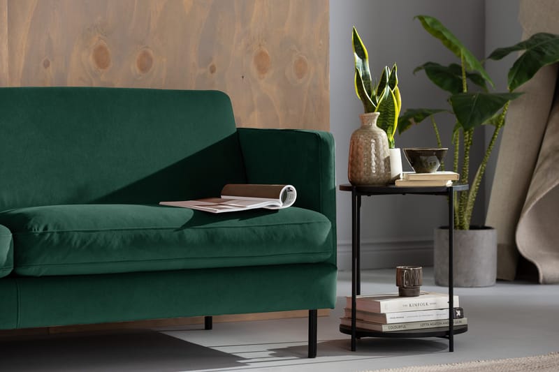 Teodin Sammetssoffa 3-sits - Grön - Möbler - Soffa - Sammetssoffa