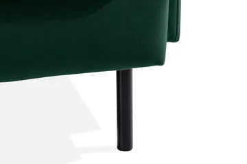 Teodin Sammetssoffa 3-sits - Grön - Möbler - Soffa - Sammetssoffa