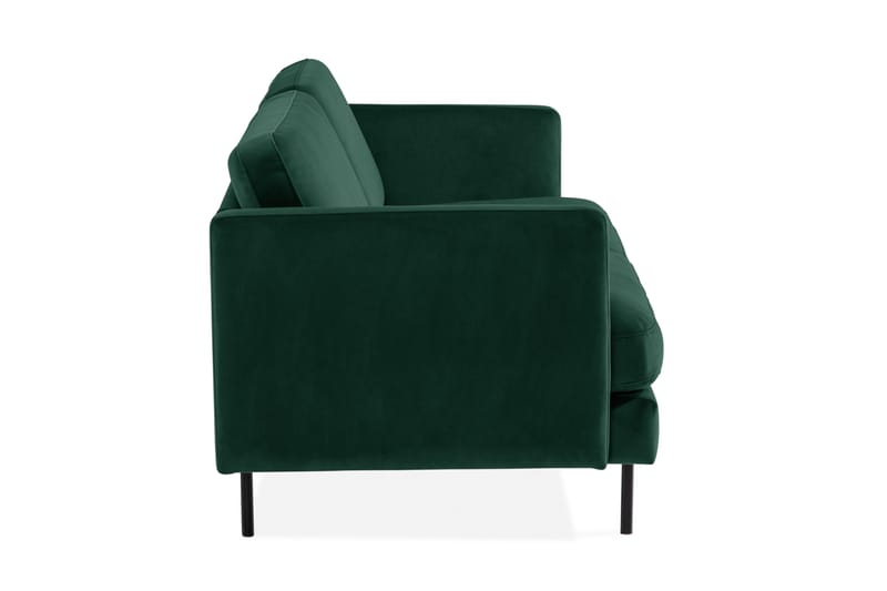 Teodin Sammetssoffa 3-sits - Grön - Möbler - Soffa - Sammetssoffa