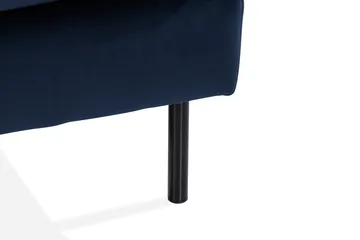 Teodin U-soffa med Divan Sammet Höger - Blå - Möbler - Soffa - Sammetssoffa