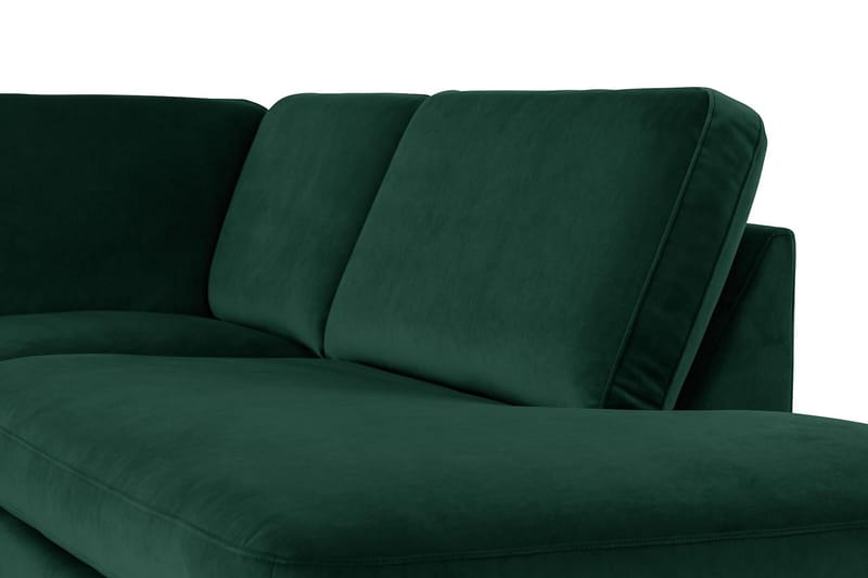 Teodin U-soffa med Divan Sammet Vänster - Grön - Möbler - Soffa - Sammetssoffa