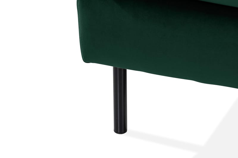 Teodin U-soffa med Divan Sammet Vänster - Grön - Möbler - Soffa - Sammetssoffa