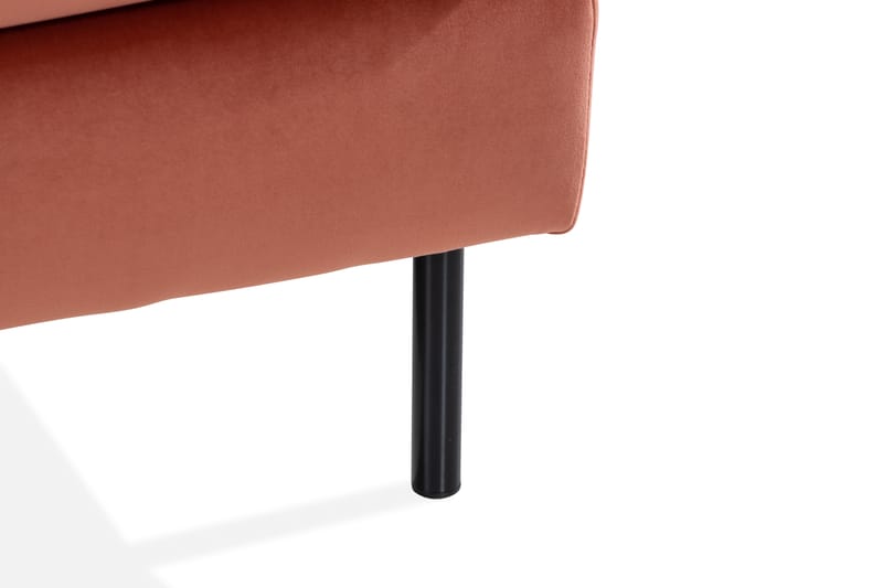 Teodin U-soffa med Divan Sammet Vänster - Rosa - Möbler - Soffa - Sammetssoffa