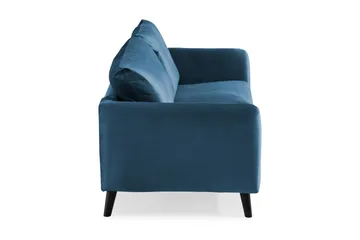 Trend 2-sits Sammetssoffa - Blå - Möbler - Soffa - Sammetssoffa