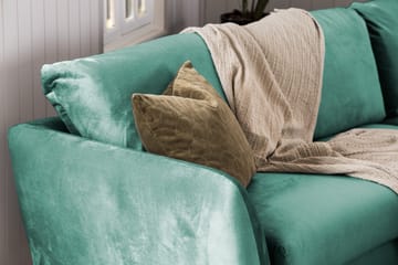 Trend 2-sits Sammetssoffa - Grön - Möbler - Soffa - Sammetssoffa