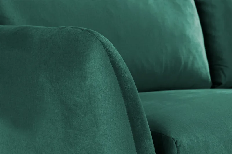 Trend 2-sits Sammetssoffa - Grön - Möbler - Soffa - Sammetssoffa