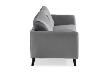 Trend 2-sits Sammetssoffa - Ljusgrå - Möbler - Soffa - Sammetssoffa