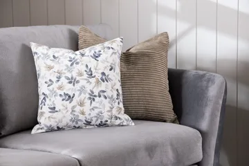 Trend 2-sits Sammetssoffa - Ljusgrå - Möbler - Soffa - Sammetssoffa