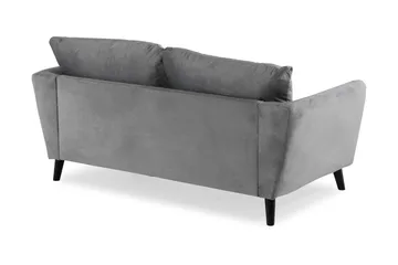 Trend 2-sits Sammetssoffa - Ljusgrå - Möbler - Soffa - Sammetssoffa