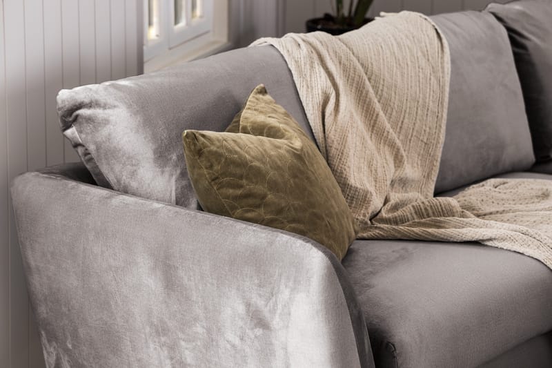 Trend 2-sits Sammetssoffa - Mörkgrå - Möbler - Soffa - Sammetssoffa