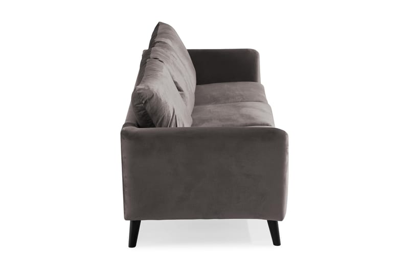 Trend 3-sits Sammetssoffa - Mörkgrå - Möbler - Soffa - Sammetssoffa