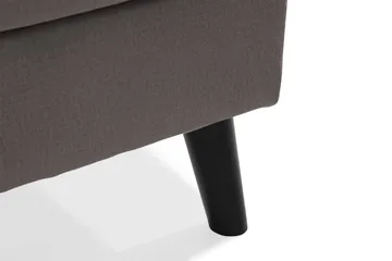 Trend 4-sits Vänstervänd U-formad Soffa med Divan och Schäslong i Sammet - Mörkgrå - Möbler - Soffa - Sammetssoffa
