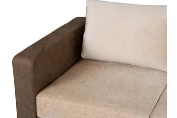Truro 8-sits Soffa Vänster - Brun - Möbler - Soffa - Sammetssoffa