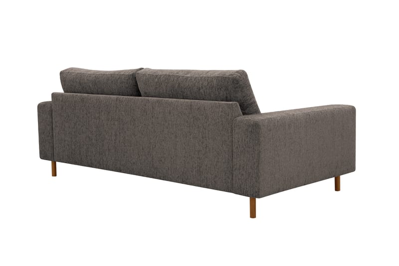 Scandi Djup 3-sits Soffa i Chenille - Grå - Möbler - Soffa - Sammetssoffa