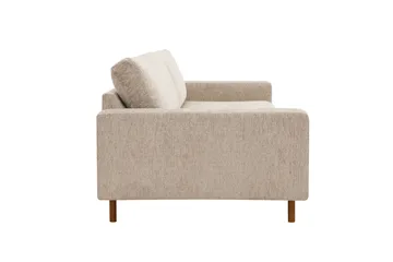 Scandi Djup 4-sits Soffa i Chenille - Beige - Möbler - Soffa - Sammetssoffa