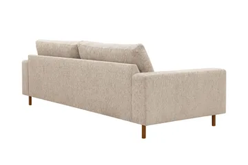 Scandi Djup 4-sits Soffa i Chenille - Beige - Möbler - Soffa - Sammetssoffa