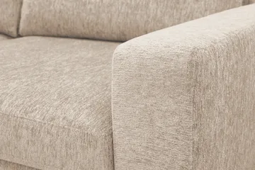Scandi Djup 4-sits Soffa i Chenille - Beige - Möbler - Soffa - Sammetssoffa