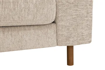 Scandi Djup 4-sits Soffa i Chenille - Beige - Möbler - Soffa - Sammetssoffa