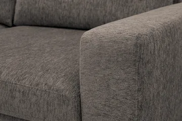 Scandi Djup 4-sits Soffa i Chenille - Grå - Möbler - Soffa - Sammetssoffa