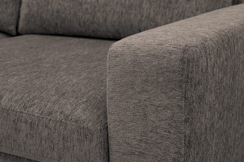 Scandi Djup 4-sits Soffa i Chenille - Grå - Möbler - Soffa - Sammetssoffa