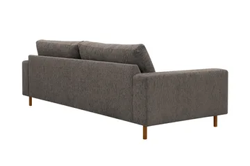 Scandi Djup 4-sits Soffa i Chenille - Grå - Möbler - Soffa - Sammetssoffa