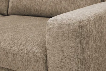 Scandi Djup 4-sits Soffa i Chenille - Mörkbeige - Möbler - Soffa - 4 sits soffa