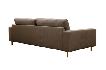 Scandi Djup 4-sits Soffa i Manchester - Brun - Möbler - Soffa - 4 sits soffa
