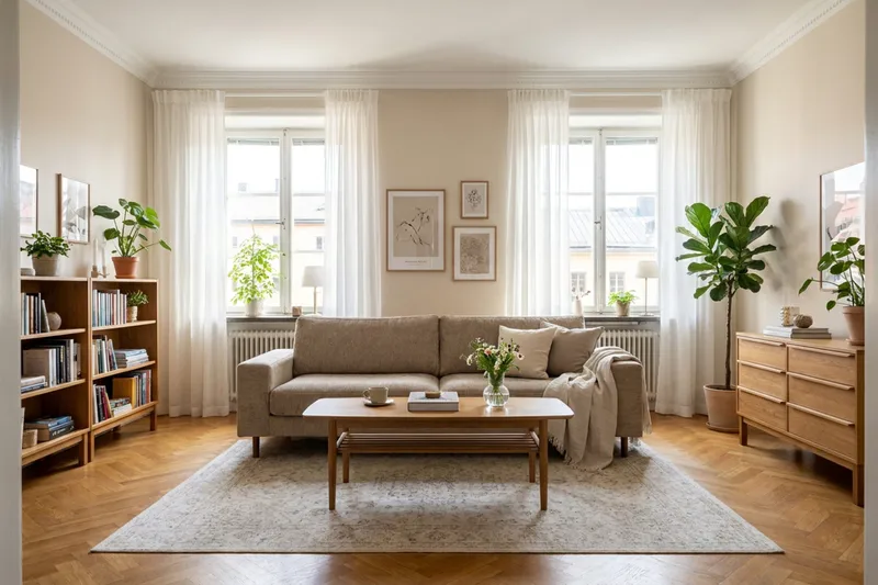 Scandi Djup 4-sits Soffa i Sammet - Möbler - Soffa - Sammetssoffa
