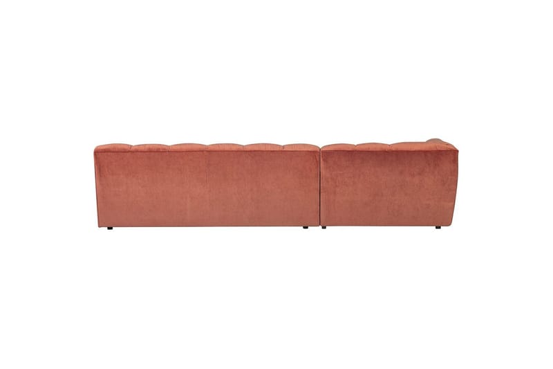 Schäslong Allure - Tvättad sammet rosa, Vänster - Möbler - Soffa - Hörnsoffa