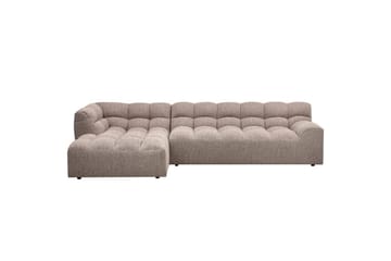 Schäslong Allure - Vävd brun melange, Vänster - Möbler - Soffa - Hörnsoffa