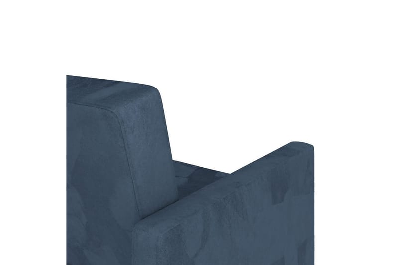 Schäslong Lilly Blå, Sammet - Blå, Sammet - Möbler - Soffa - Divansoffor & schäslongsoffa