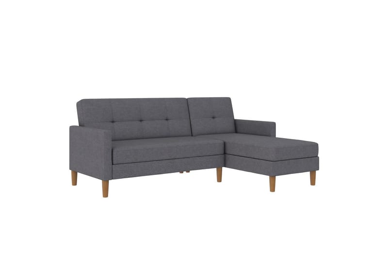 Schäslong Lilly Ljusgrå, Linne - Ljusgrå, Linne - Möbler - Soffa - Divansoffor & schäslongsoffa