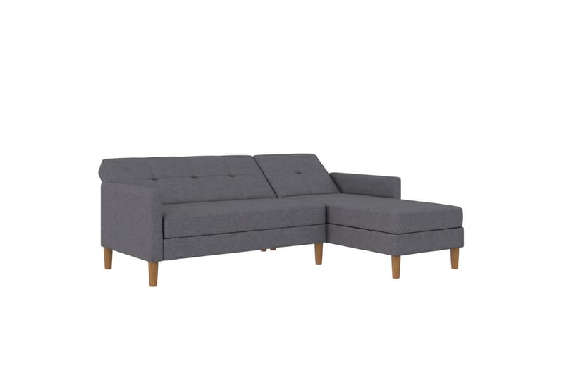 Schäslong Lilly Ljusgrå, Linne - Ljusgrå, Linne - Möbler - Soffa - Divansoffor & schäslongsoffa