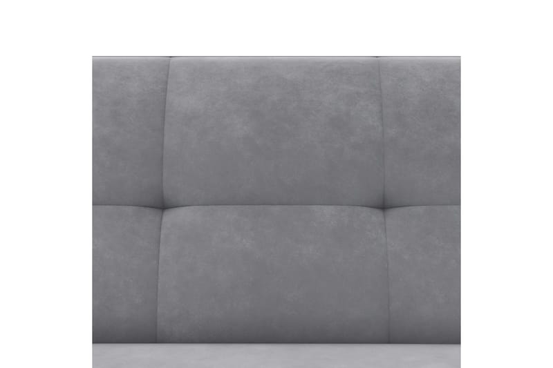 Schäslong Lilly Ljusgrå, Sammet - Ljusgrå, Sammet - Möbler - Soffa - Divansoffor & schäslongsoffa