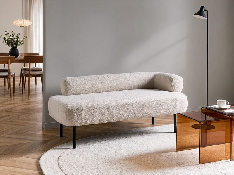 Schäslong Mirmande Högervänd - Off-White - Möbler - Soffa - Dagbäddar