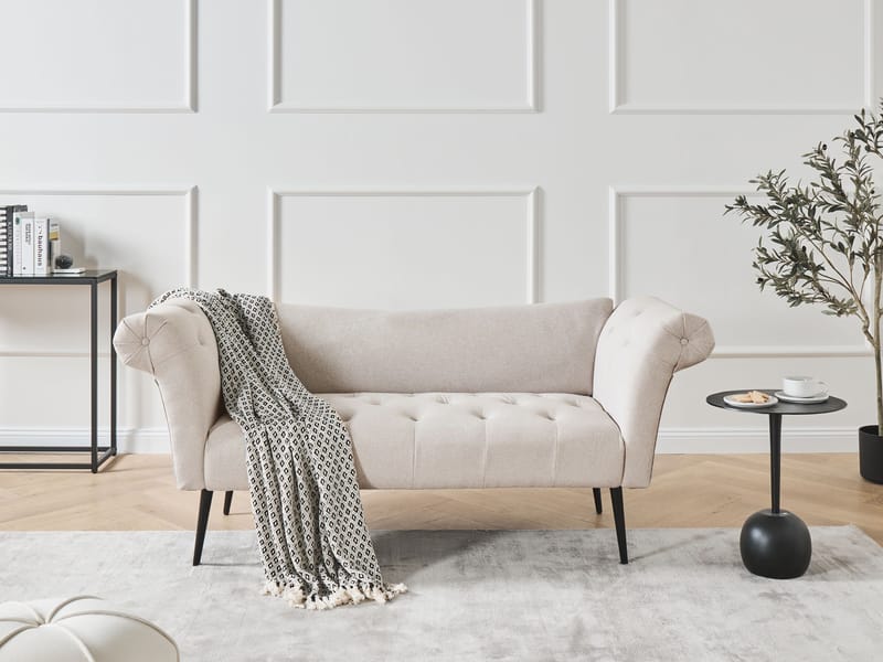 Schäslong Nantilly - Ljusbeige - Möbler - Stolar & fåtöljer - Fåtölj - Schäslongfåtölj & divanfåtölj