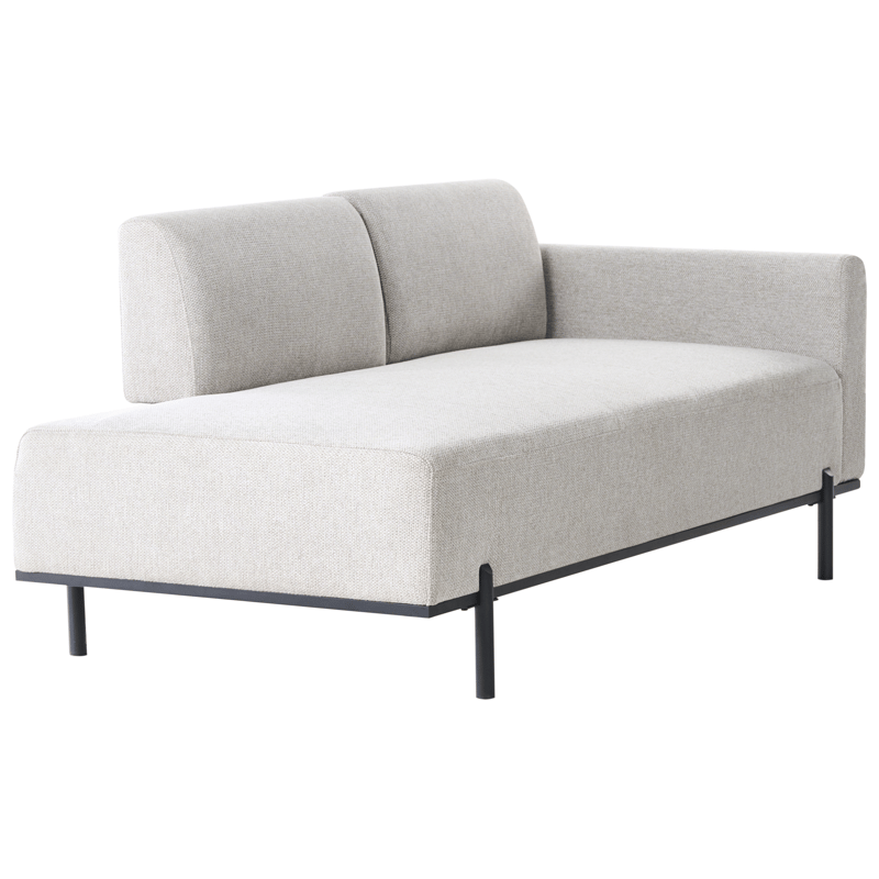 Schäslong Savasse - Ljusgrå - Möbler - Soffa - Dagbäddar