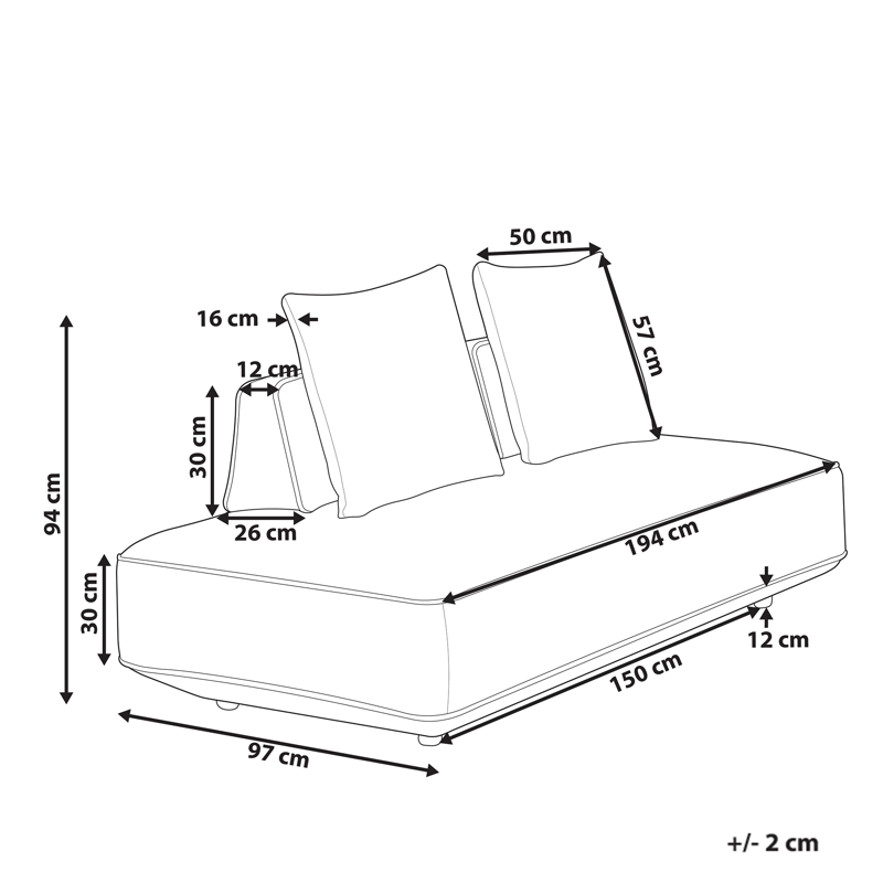 Schäslong Seillans - Grå - Möbler - Soffa - Dagbäddar